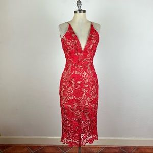 Dress The Population Sophia Lace Mermaid Dress